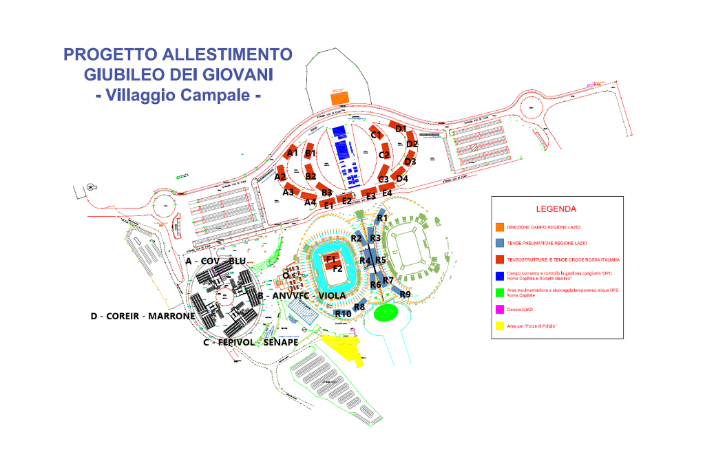 mappa villaggio campale